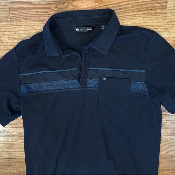 Travis Mathews Navy Blue Polo - Men’s Size Medium - Picture 3 of 9